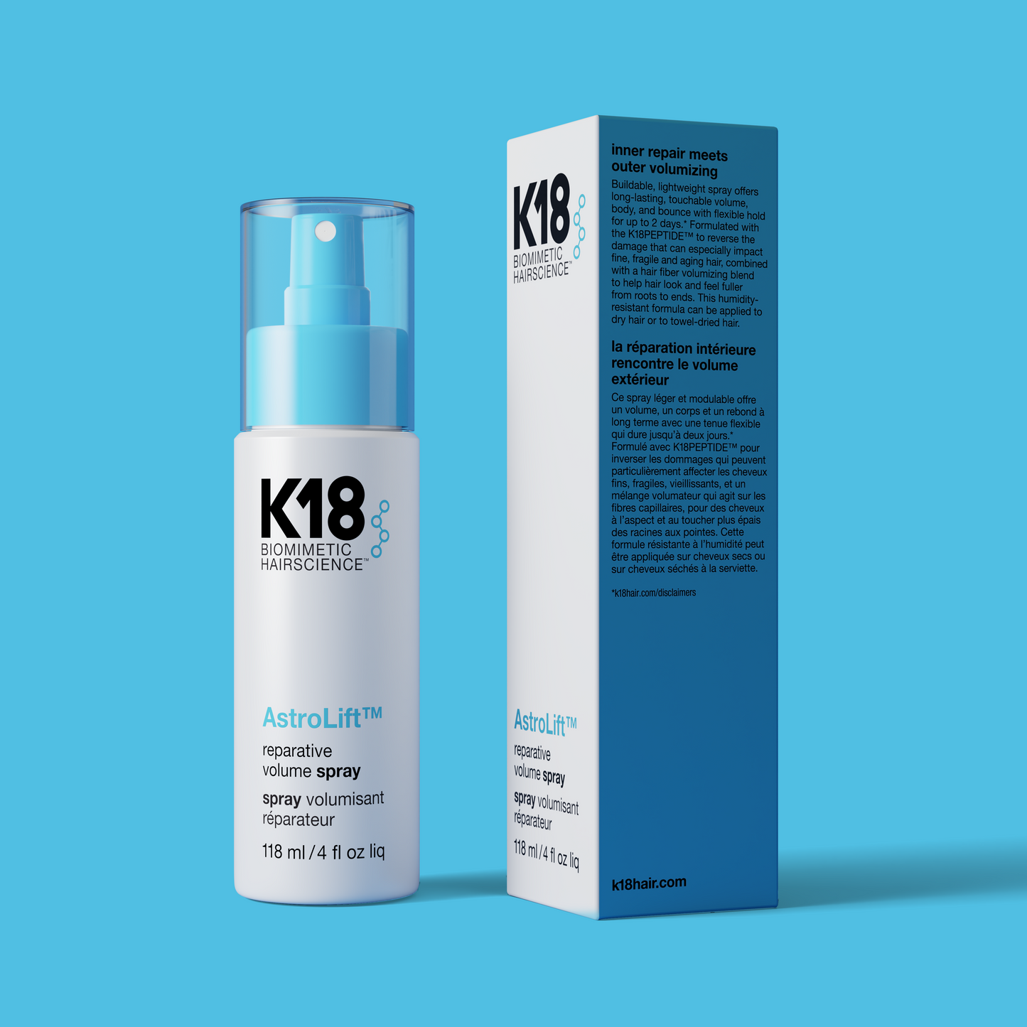 K18 Astrolift volume spray